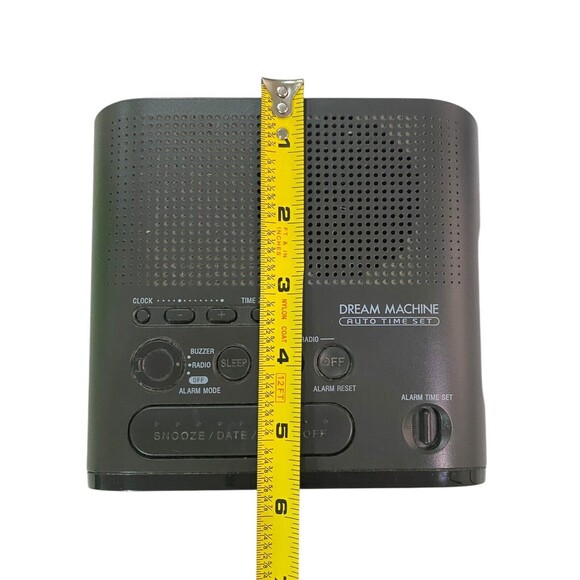 Sony Dream Machine Dual Alarm Clock Radio ICF-C218 Black Tested Working Clean - Picture 7 of 10